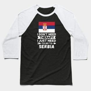 Serbia Holiday Baseball T-Shirt